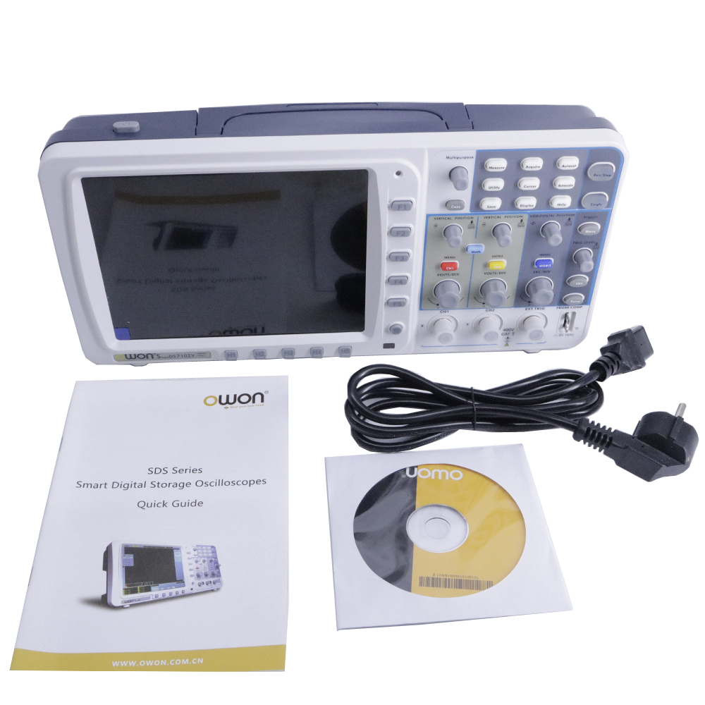 OWON SDS7102 Digital Storage O - đánh giá và giá Digital Storage Oscilloscope 100Mhz