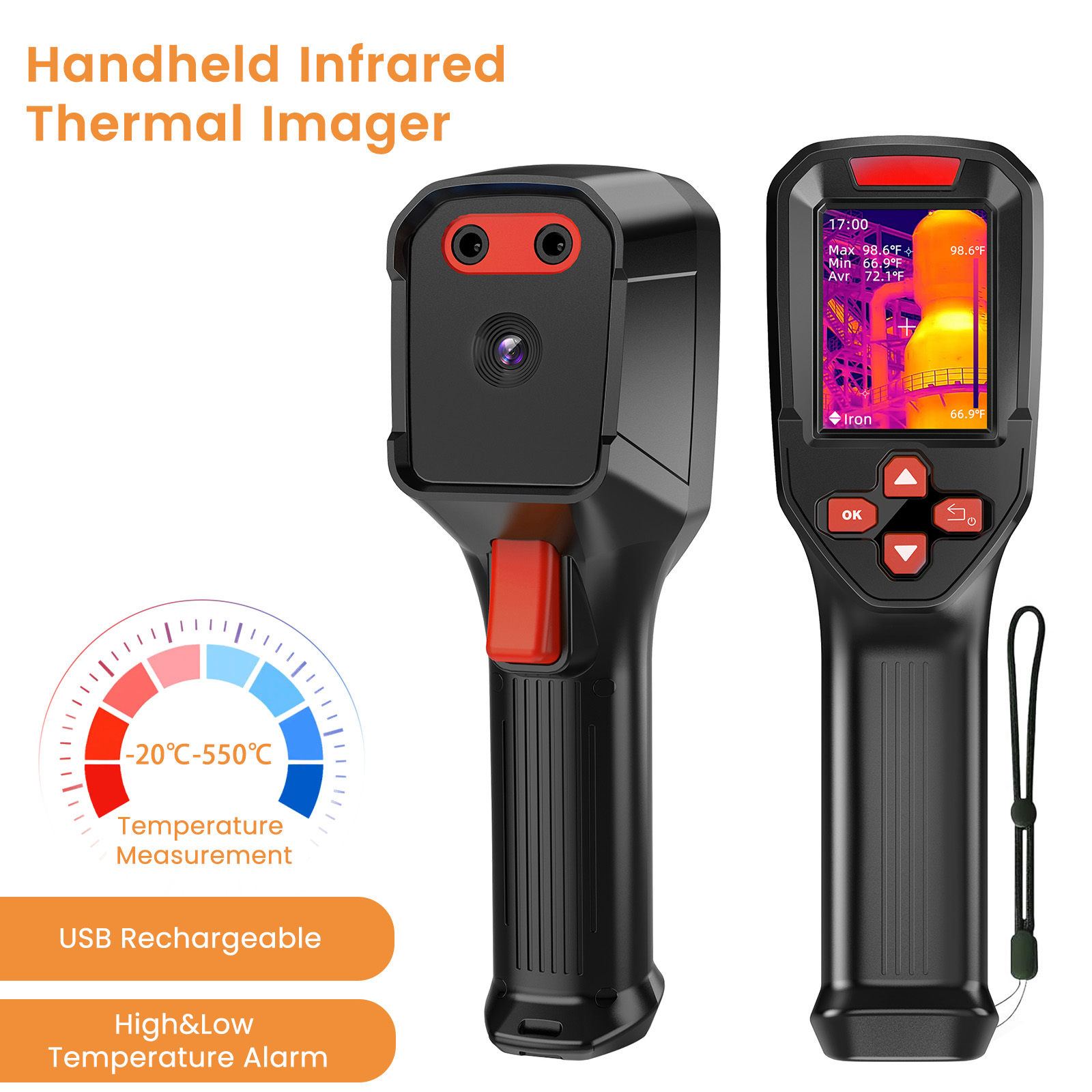 USB Rechargeable Thermal Imagi - đánh giá và giá Thermal Imaging Camera Pcb Repair